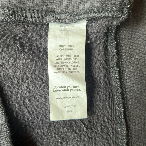 Life is Good Cotton Crew Sweatshirt - Picture 8 of 8